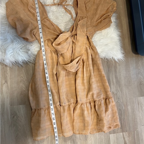 Lulu's Peach Smock Mini Dress - Picture 13 of 13